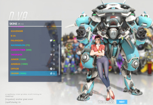 teddy-beard:overdaddys:all the new skins!My brother said was Symmetra looks like a angewomon digivol