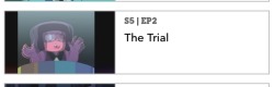 On the one hand, this is a bad thumbnail since it&rsquo;s between frames.  On the other hand, it does accurately depict how it feels to watch &ldquo;The Trial&rdquo; for the first time.