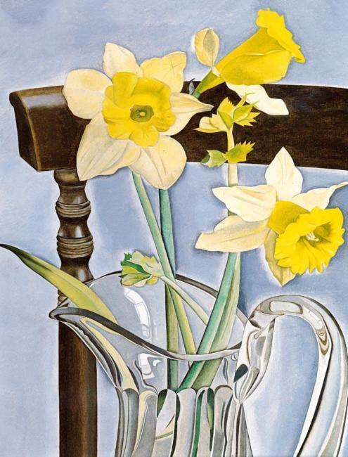artist-freud: Daffodils and Celery, 1948, Lucian FreudMedium: oil,canvas