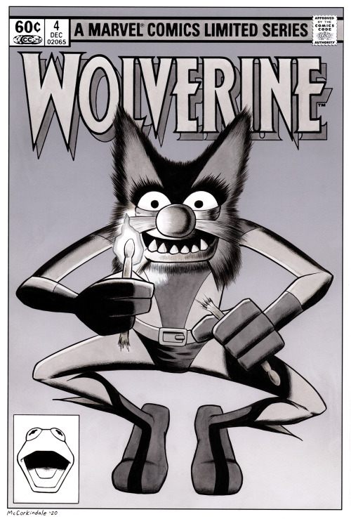 driveintheaterofthemind: Arthouse Muppets Wolverine #04 featuring Animal Art by Bruce McCorkindale