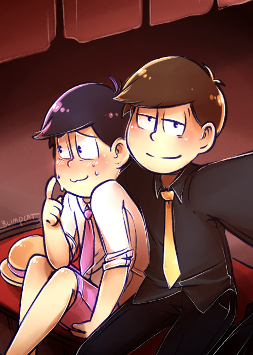 blimpcat-art: Some AtsuTodo art from my Totty ask blog. ♡