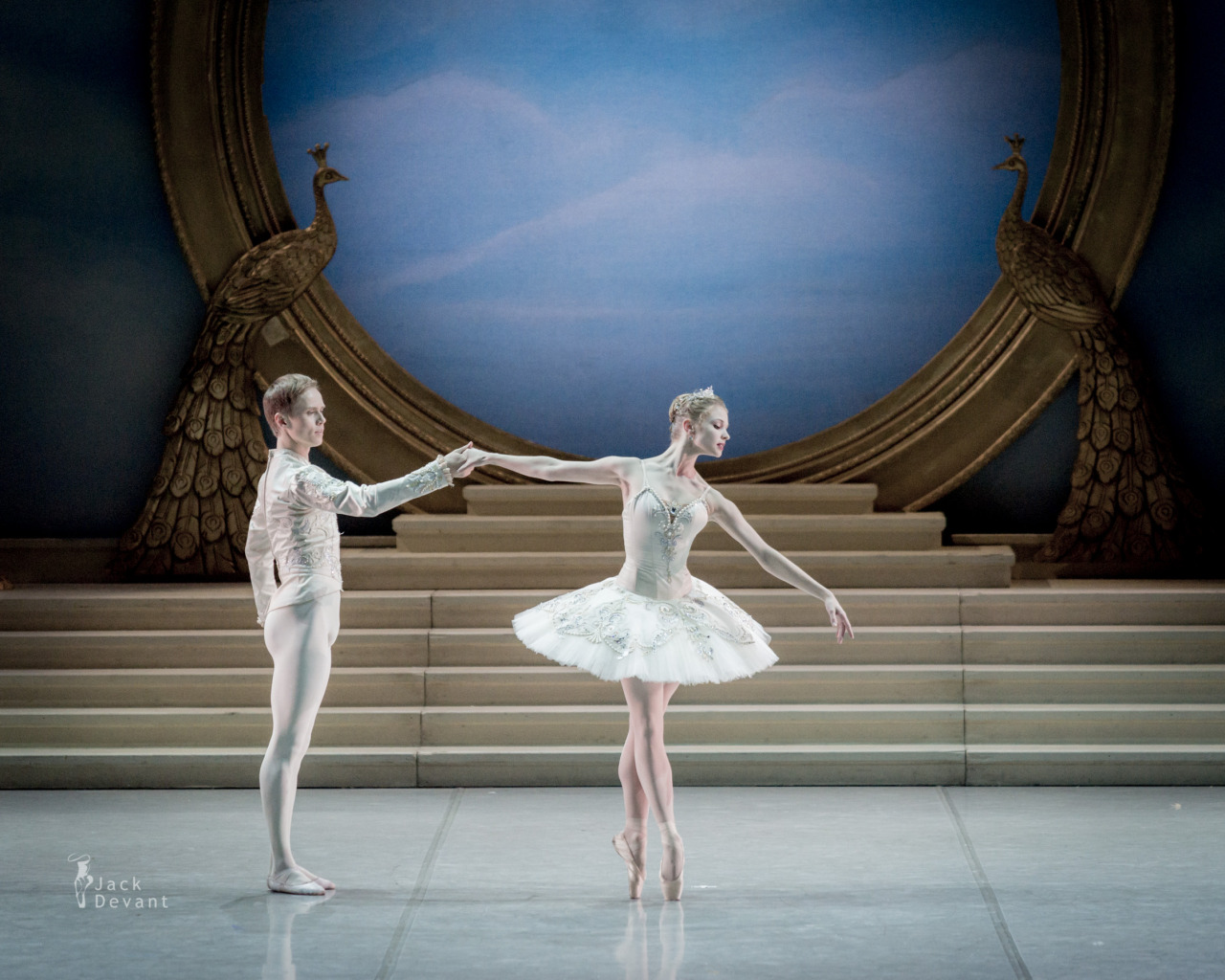 tutu-fangirl:    Angelina Vorontsova as Princess Aurora and Leonid Sarafanov as Prince