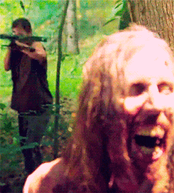 theinevitablezombieapocalypse:  Daryl Pwns the Walker | The Walking Dead aperfectzombie:  An ?  Gif  Daryl!