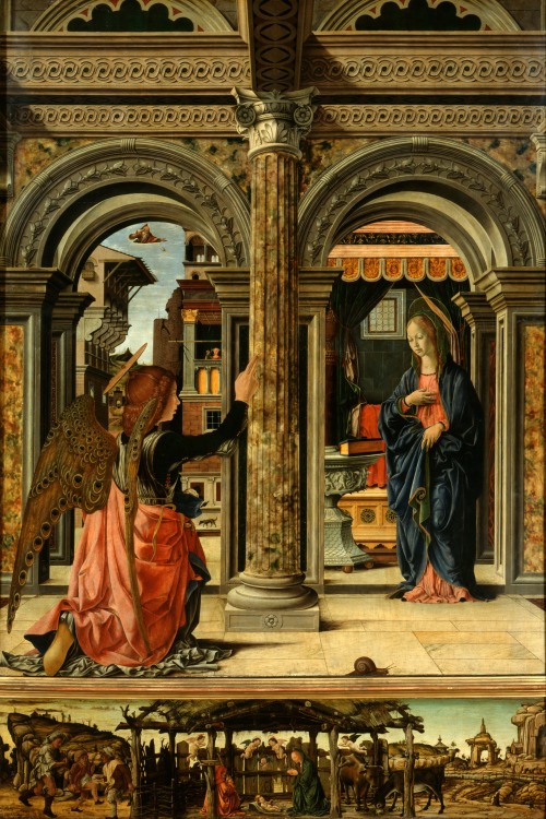 The Annunciation, Francesco del Cossa, 1470-72