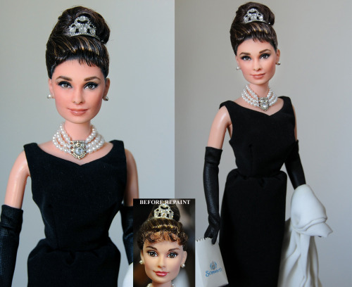 thegirlwiththebread0797:  goldenghouls:  luna-rain:  seraphica:  Filipino-born artist Noel Cruz restyles dolls into gorgeous echoes of famous people and characters. His skill has brought him great acclaim - the Princess Diana doll above sold for over