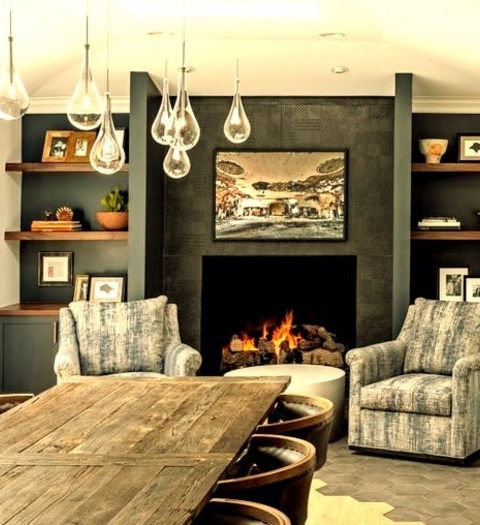 Detroit Kitchen Dining Inspiration For A Sizable Contemporary Porcelain Tile Remodel With A Gray Floor