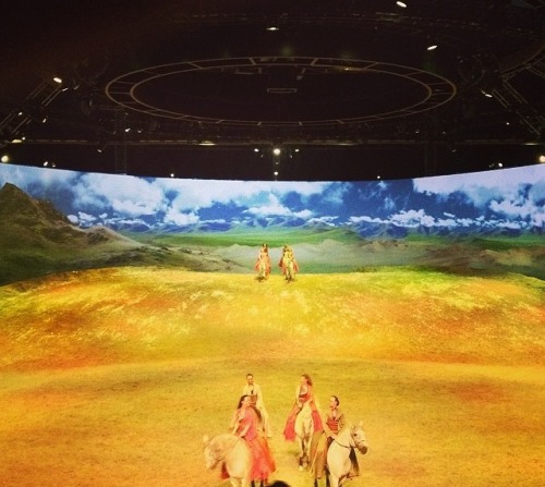 Guys guess what?!!? I got to go see Cavalia&rsquo;s Odysseo here in Calgary yesterday!!!!! It was so