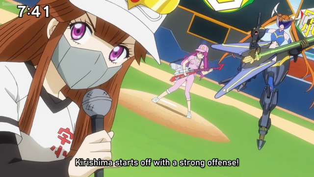 I love how Yuka is both the opponent and sports commentator. XD