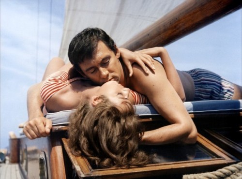 thegoldenyearz:Maurice Ronet and Marie Laforêt in Plein soleil directed by René Clément, 1960