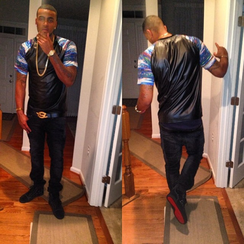 dominicanblackboy:  Cute gorgeous baller Stephane Manga got a nice delicious dick