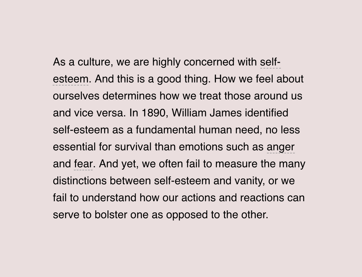 wnq-psychology: The Value of Self-Esteem and the Dangers of Narcissism by Lisa Firestone