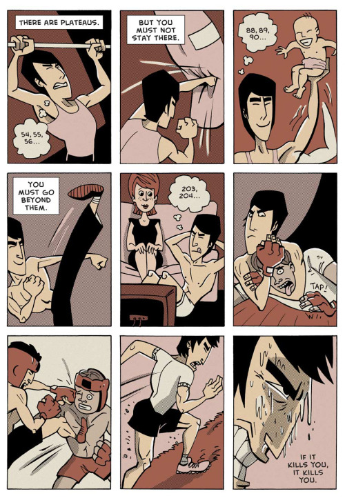 Porn Pics zenpencils:  BRUCE LEE: There are no limits.