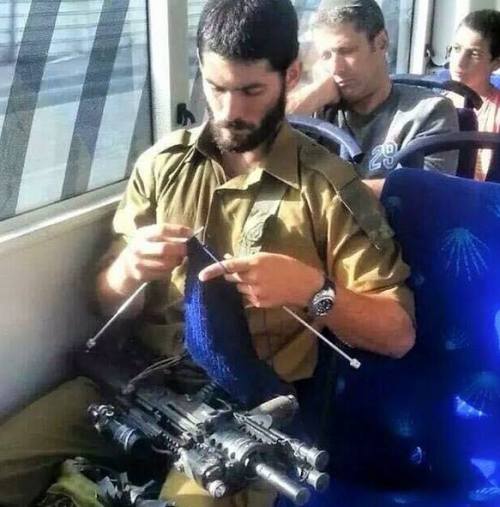 The IDF’s amazing new technology.Photo by Arnie Draiman.Via: הצינור