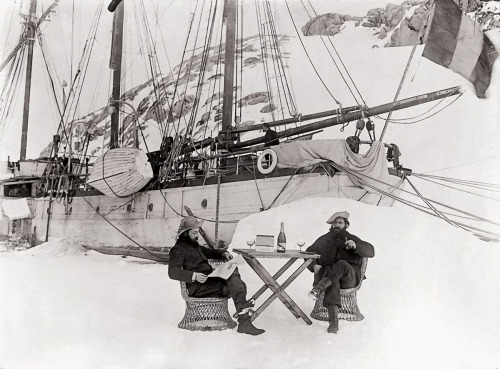 historicaltimes:First French Antarctic Expedition 1903–1905, Photograph by Jean-Baptiste Charcot via