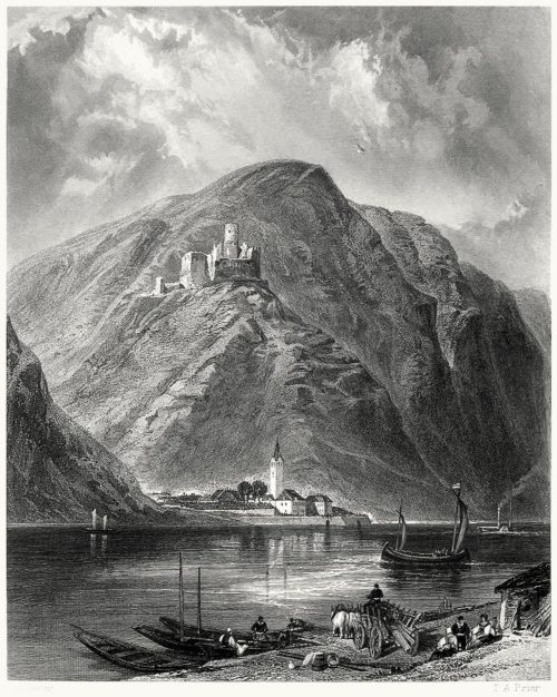 oldbookillustrations:Maus Castle (AKA castle of Thurnberg, AKA Mouse Castle).Myles Birket Foster, fr