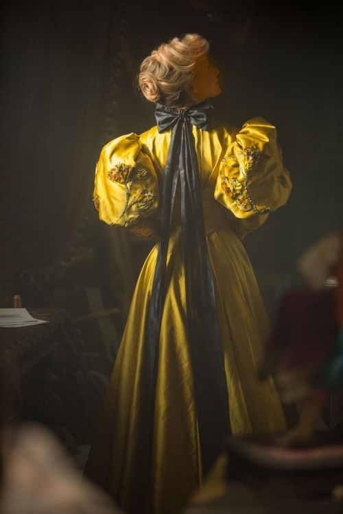 Costumes of Edith Cushing, designed by Kate Hawley for Guillermo Del Toro’s Crimson Peak, 2015