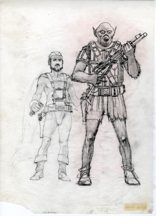 clubjade: StarWars.com | Designing Star Wars: Han Solo and Chewbacca Before Han Solo became a simple