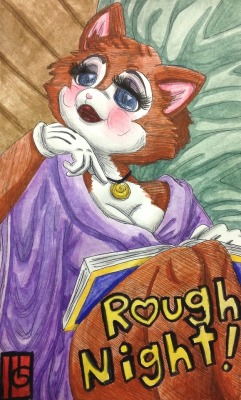 Rough Night! (Cover of the comic, about