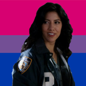 youriconisgay: Brooklyn 99 + Rosa Diaz (Bisexual Pride) Feel free to save and use! [Requested by @wa