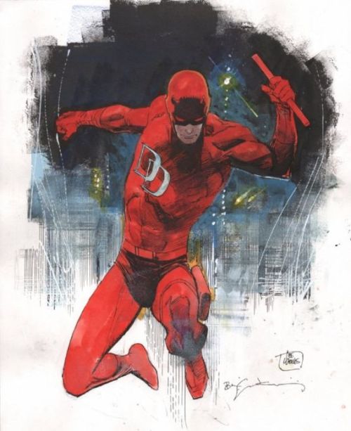 failed-mad-scientist:Daredevil - Lee Weeks & Bill Sienkiewicz