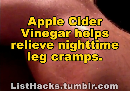 mcnerds:  listhacks:  Life Changing Uses For Apple Cider Vinegar! More life hack lists  Apple Cider Vinegar ™ cured my smelly feet and improved my love life! Apple Cider Vinegar ™: It’s A Miracle Cure For Everything.