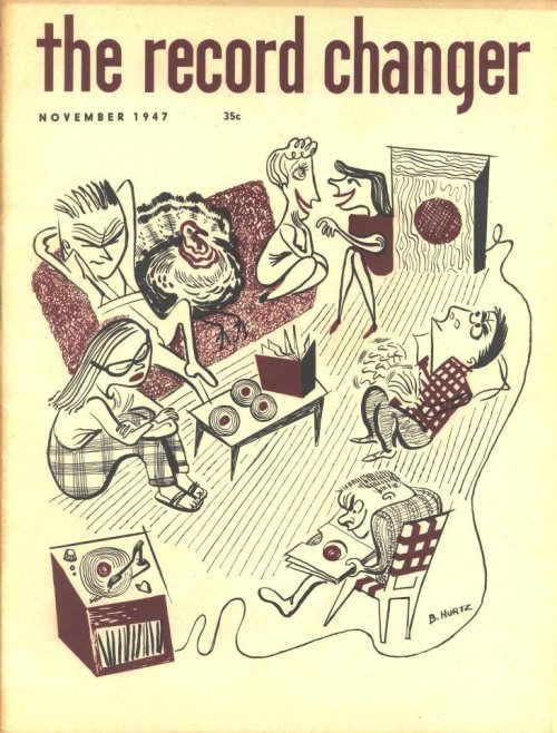Porn The Record Changer, November 1947 / cover photos