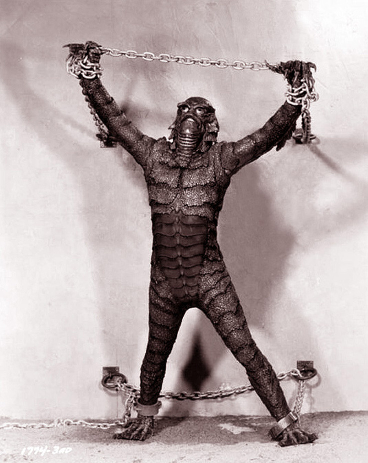 Promotional still for Creature from the Black Lagoon, 1954.