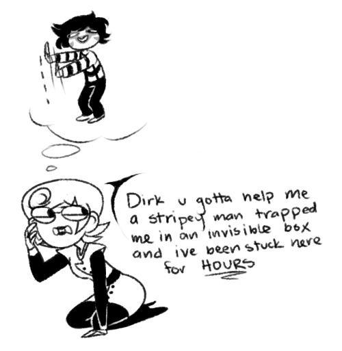 mimeenah:Anonymous asked you:may i request mom lalonde getting put in a ‘box’ by a mime and freaking