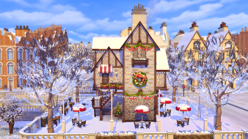  Christmas Village Pub Lot Description:  I needed a pub for Britechester so I made this higgelty pig