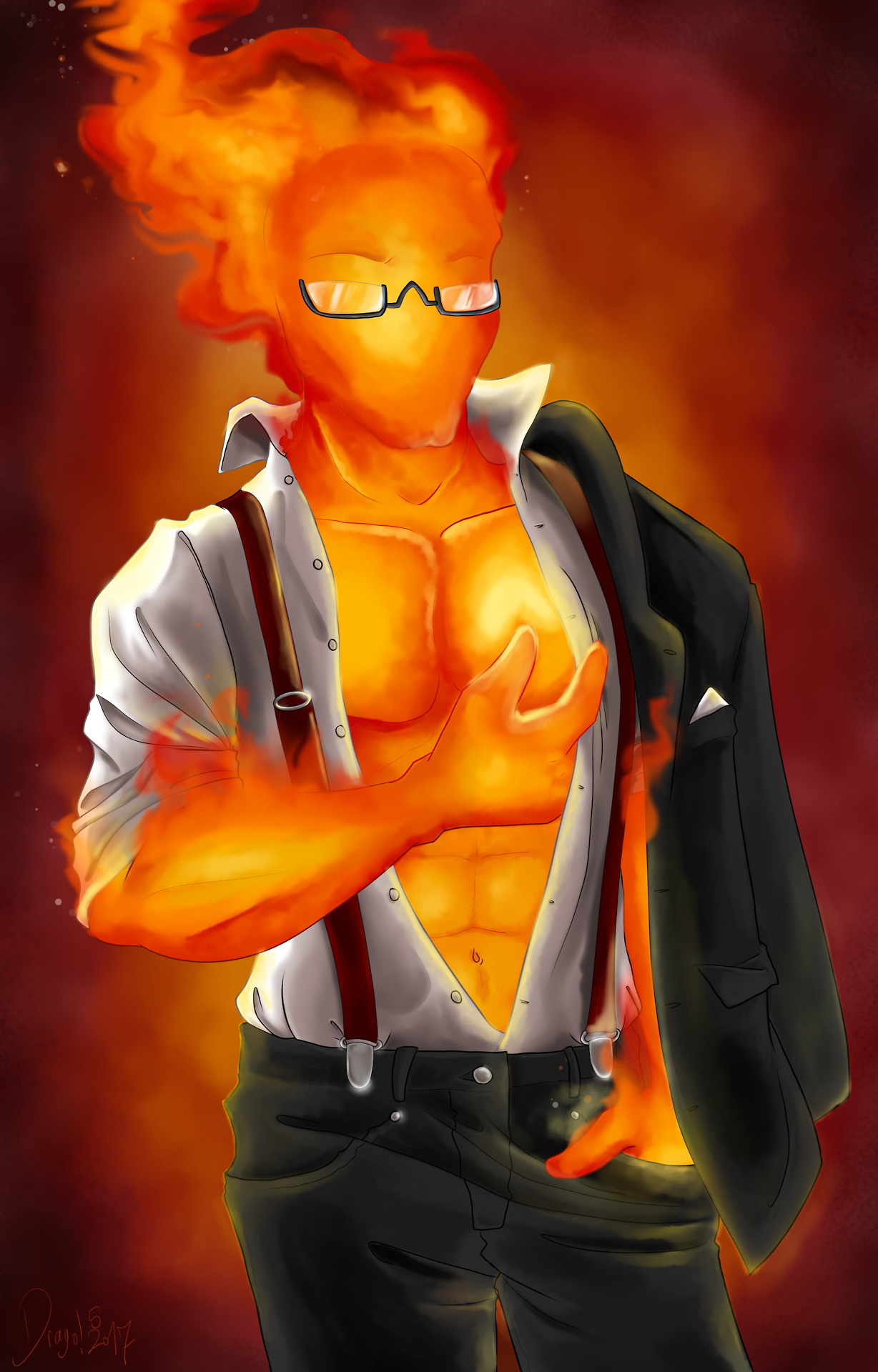 agentdrago:Next Part of the Pinups! Featurig our trusty hot Bartender &lt;3