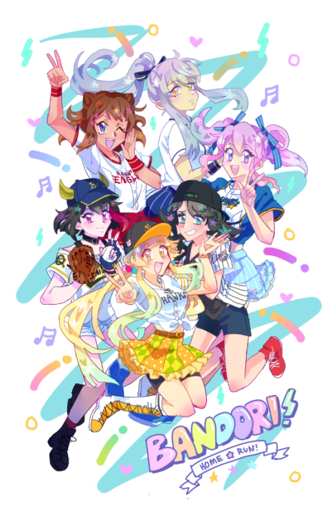 THE BANDORI BASEBALL OUTFITS ARE THE CUTEST TBH!!!