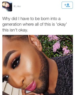 reverseracism:  queenconsuelabananahammock:  freekumdress:This tweet made my eyes do 20 backflips What a bitter, hating ass bitch. Whoever that person is, their face is fucking beat for the gods.  They asses WISH their makeup could ever be close to this