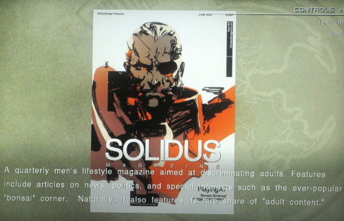 shieldsthis:  -Metal Gear Solid: Peace Walker-All of the magazines in Peace Walker