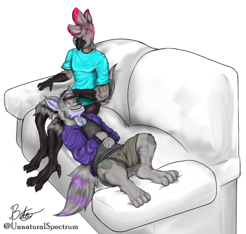 unnaturalspectrum:A commission I finished a while ago. It’s not my best work, but I’m improving.