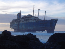 unexplained-events:  Abandoned There is a magical beauty to some abandoned places. 1) Abandoned ship in Canary Islands 2) Abandoned home in New Orleans 3) Abandoned Belgian chateau 4) Abandoned operating room 5) Abandoned home in Poland 