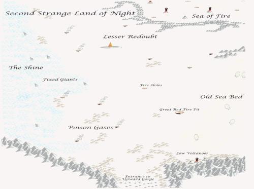 Maps of William Hope Hodgson’s The Nightland 