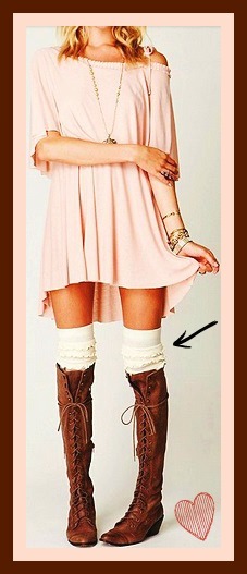 White Knit Knee High Socks….perfect for spring/summer/fall!http://www.hotlegsusa.com/P/366/Le