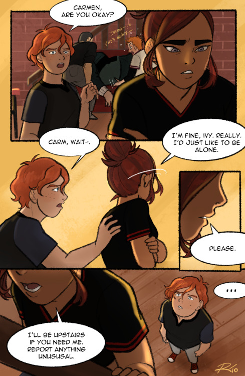 Collection of pages I worked on for the post - S4E05, Team Red - Brunt rescue AU ;u;  