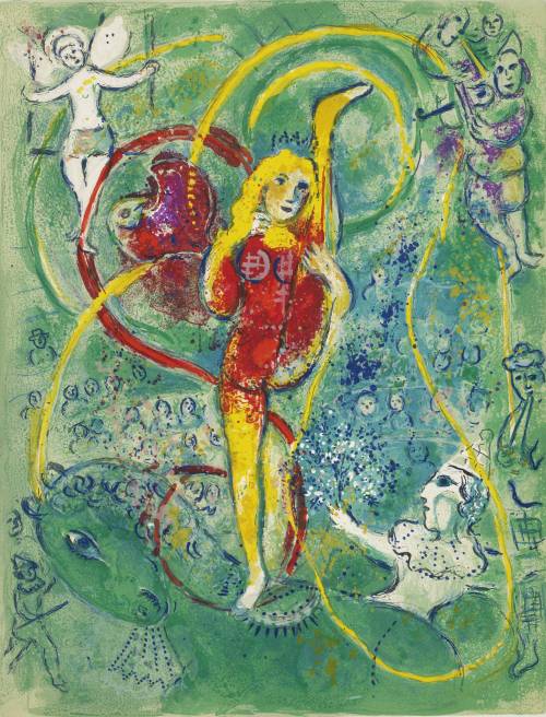 The Dance and the Circus, Marc Chagall (1950)