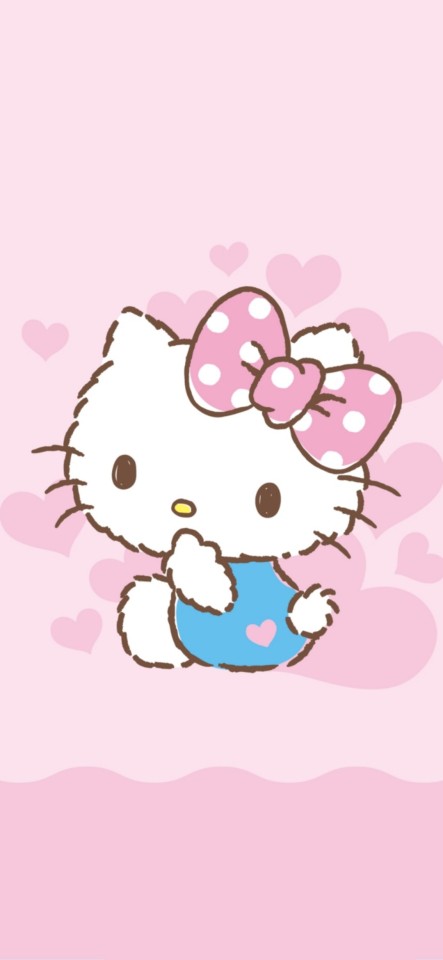 Sanrio Hello Kitty Tulips Pink Wallpaper - Kawaii Hoshi