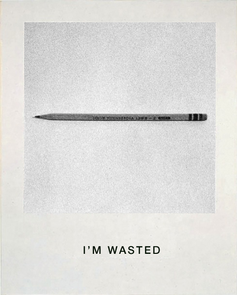 nobrashfestivity:  John Baldessari Goya Series: I’m Wasted, 1997  