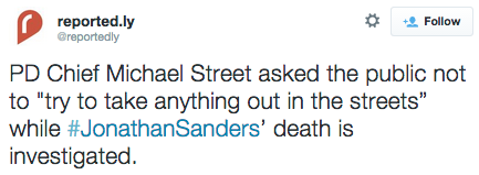 revolutionarykoolaid:  Every 28 Hours (7.10.15): Last night, a black Mississippi farmer was choked to death by a police officer. Jonathan Sanders was exercising his horses, when a white cop approached him, pulled him off his horse, and choked him with