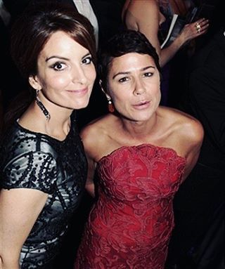 #MauraTierney and #TinaFey at the Emmys, August 2010