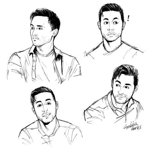 Some sketch studies done a while ago.