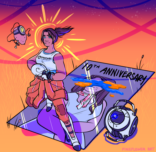 Happy 10 Years of Portal 2!!A game that genuinely changed and shaped my life, and one of my biggest 