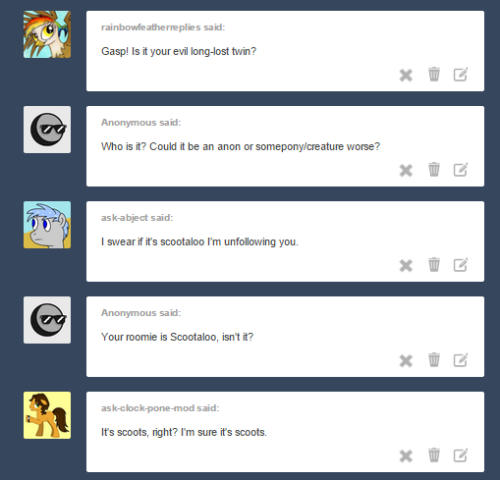 ask-teenage-pipsqueak:This just in: Dumb pinto horse turns out to be a drama queen=o
