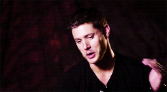  get to know me meme:  [1/5] favorite actors - jensen ackles”I used to be scared