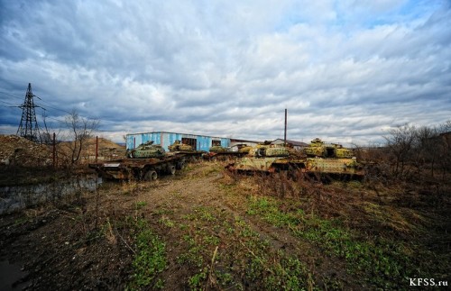 toocatsoriginals:  Abandoned Red Army Armor - Repair Base 77 - Ussuriysk, Russia via KFSS