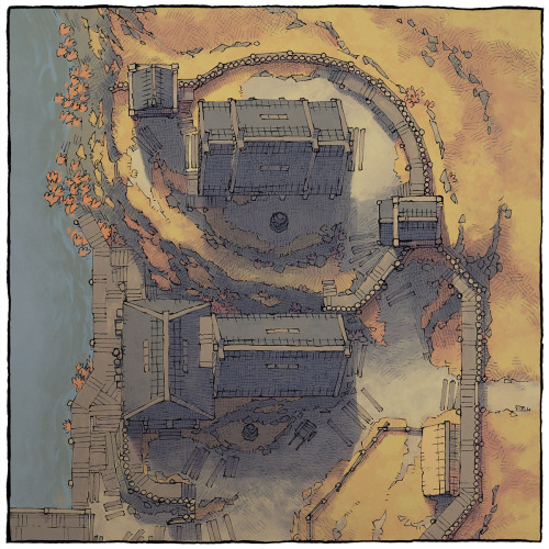 The River Fort Battle MapWelcome to my new River Fort battle map, a 32x44 settlement ready to be att