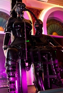 zephyrbaron:  rubberdollowner:  http://rubberdollowner.tumblr.com Such a beautiful look! Beautiful rubber doll meets heavy rubber &amp; strict bondage.   Proper dress for My butt plugged fuck toy bound to come for hours. It takes several fucking dates